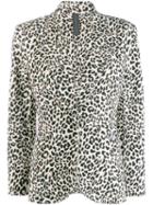 Norma Kamali Leopard Print Blazer - Brown