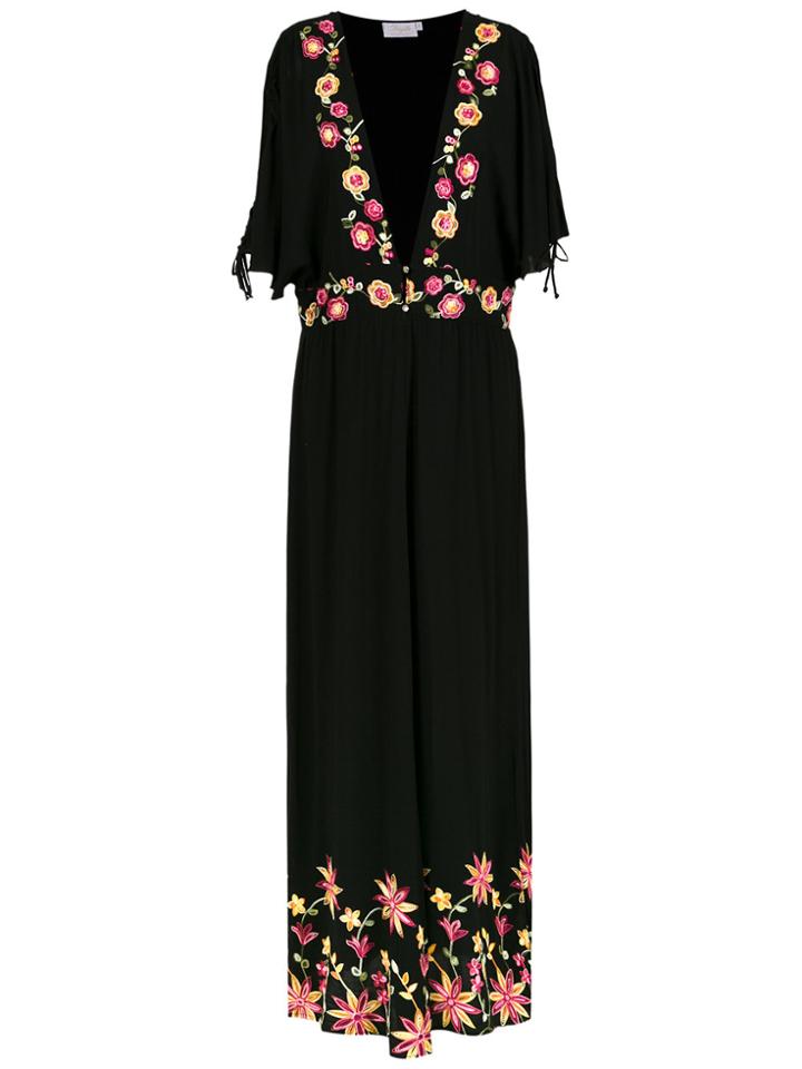 Brigitte Long Beach Dress - Black