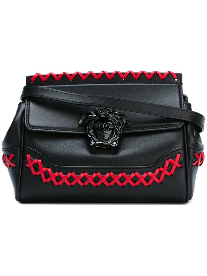 Versace Mini 'palazzo Empire' Tote, Women's, Black