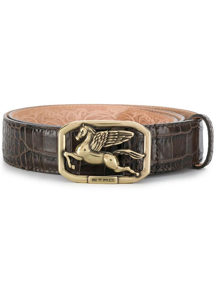 Etro Pesago Belt - Brown