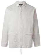 Blood Brother Front Pocket Zip Jacket, Men's, Size: Large, Nude/neutrals, Cotton