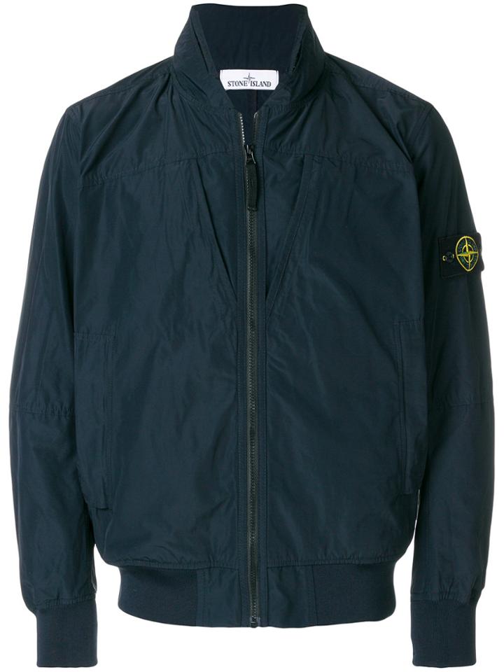 Stone Island Stowaway Hood Shell Jacket - Blue