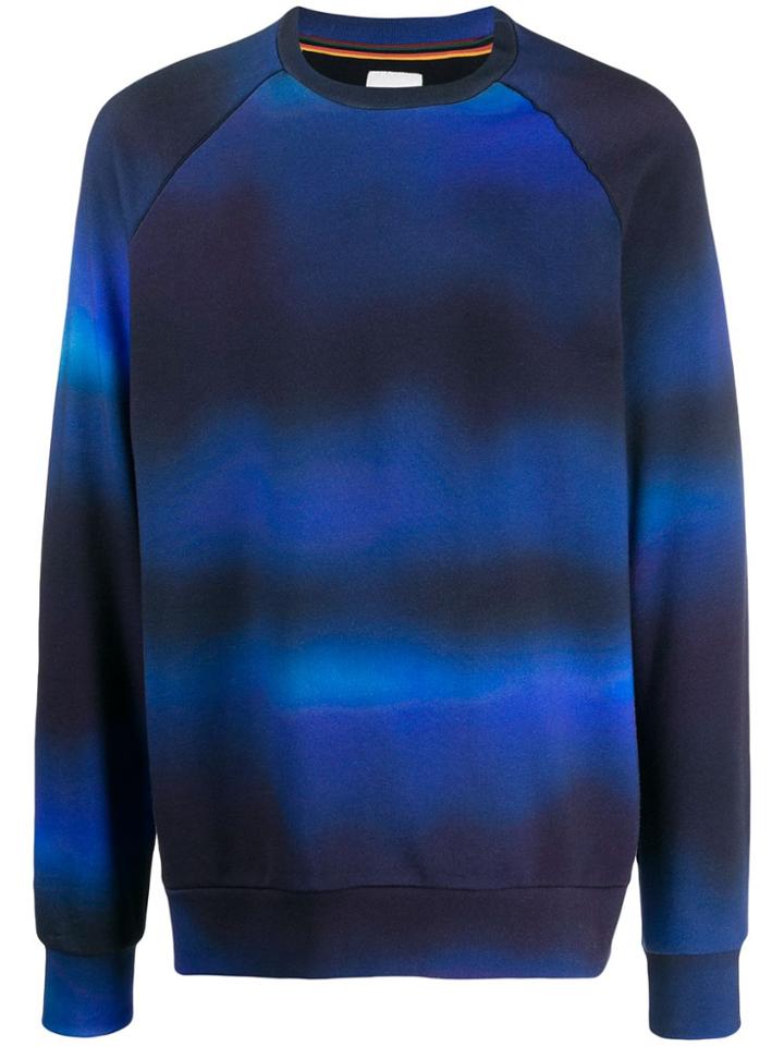 Paul Smith Gradient Print Sweatshirt - Blue