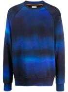 Paul Smith Gradient Print Sweatshirt - Blue