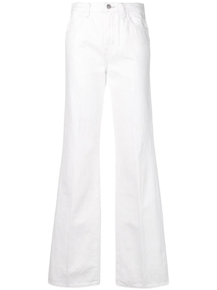 J Brand Joan Wide-leg Jeans - White