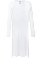Antonio Berardi Long Sheer Cardigan, Women's, Size: 40, White, Rayon