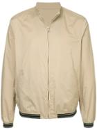 D'urban Zipped Bomber Jacket - Brown