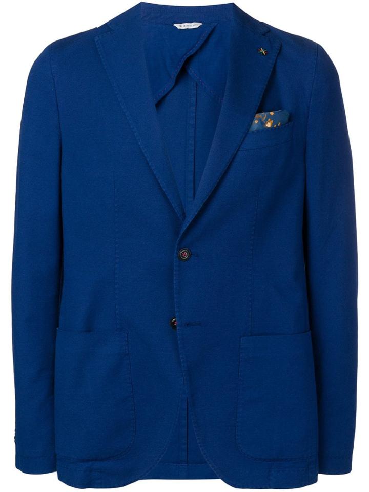 Manuel Ritz Formal Blazer - Blue
