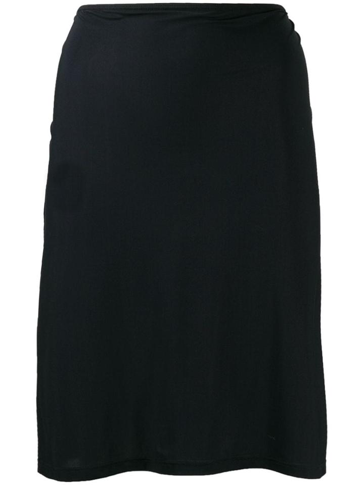 Jil Sander Elasticated Waist Skirt - Black