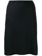Jil Sander Elasticated Waist Skirt - Black