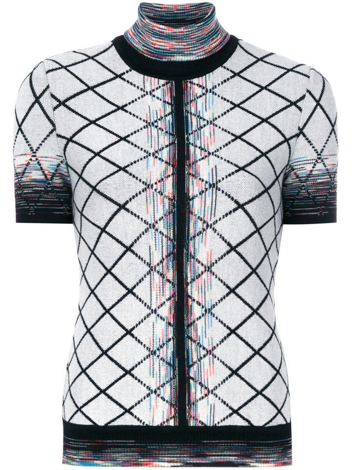 Missoni - Patterned Roll Neck Top - Women - Nylon/wool - 42, Nylon/wool