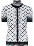 Missoni - Patterned Roll Neck Top - Women - Nylon/wool - 42, Nylon/wool
