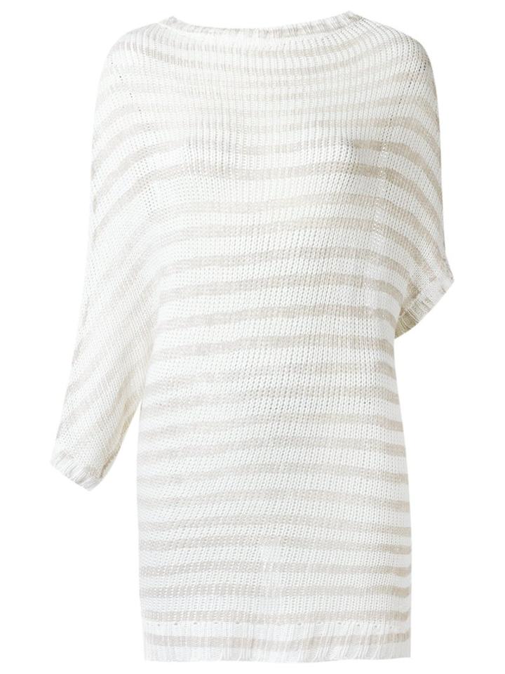 Uma Raquel Davidowicz - Asymmetric Knit Blouse - Women - Viscose - M, White, Viscose