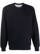 Brunello Cucinelli Loose-fit Plain Sweatshirt - Blue