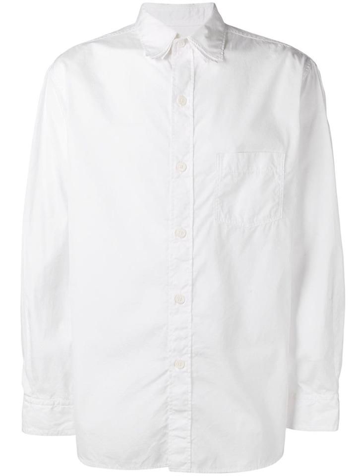 Yohji Yamamoto Double Clr Chan St Shirt - White