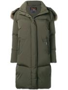 Woolrich Fur Hood Trim Parka - Green