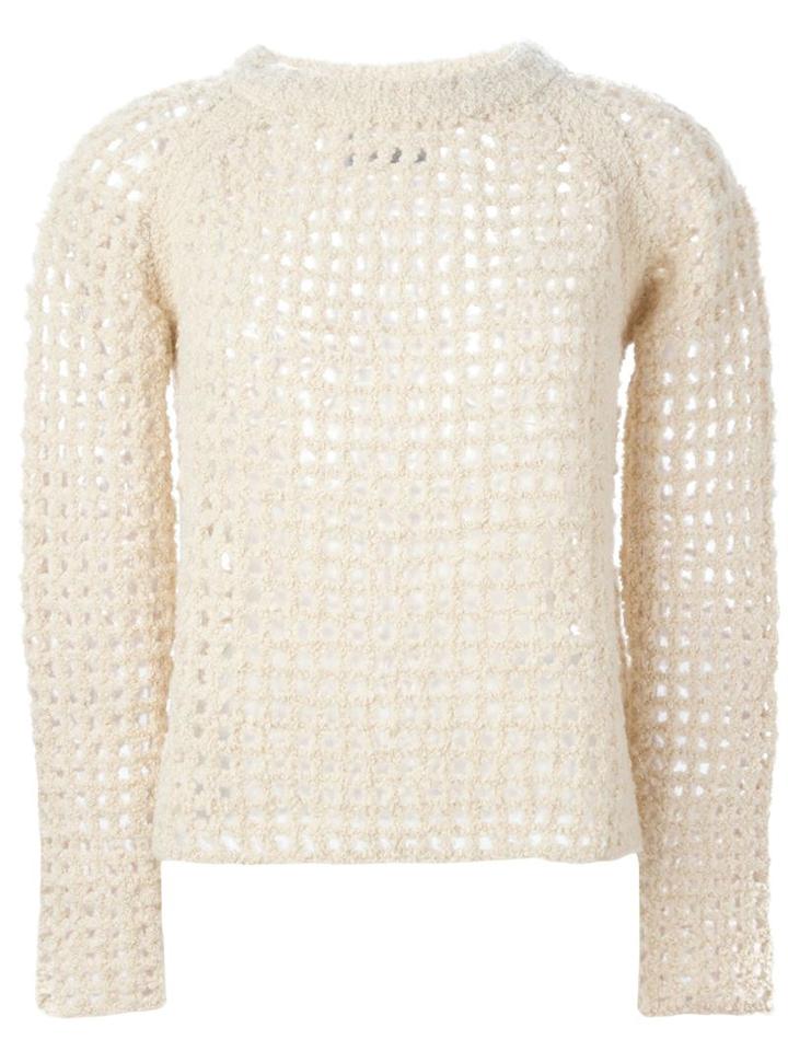 Zadig & Voltaire Fuzzy Fishnet Knit Sweater