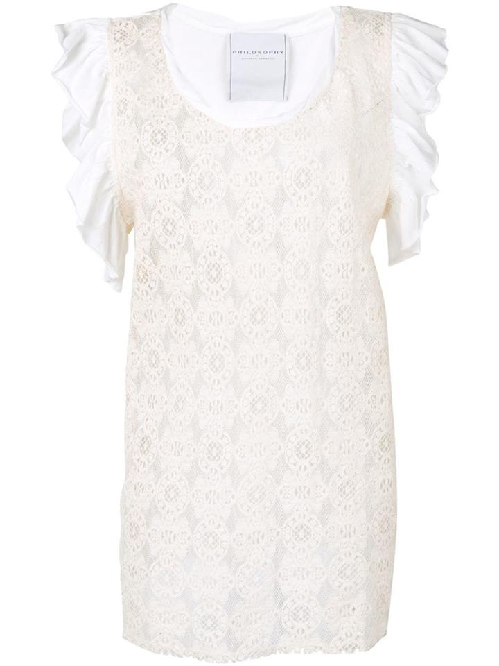 Philosophy Di Lorenzo Serafini Embroidered Top - Neutrals
