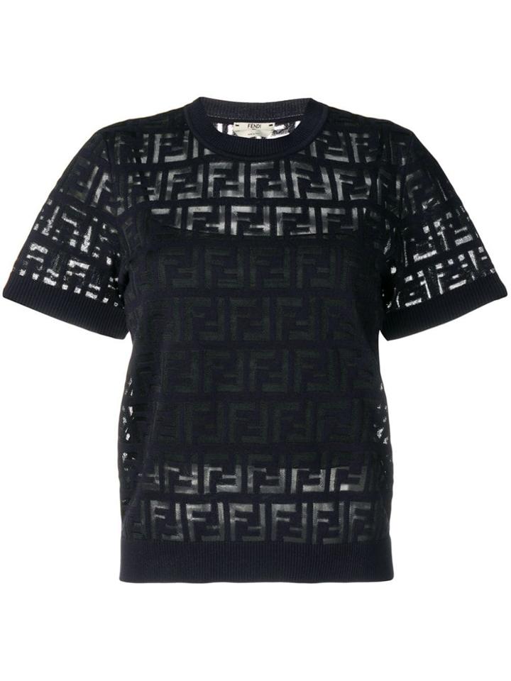 Fendi Logo Jumper - Blue