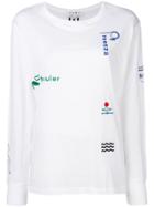 Proenza Schouler Hieroglyph Embroidered Sweater - White