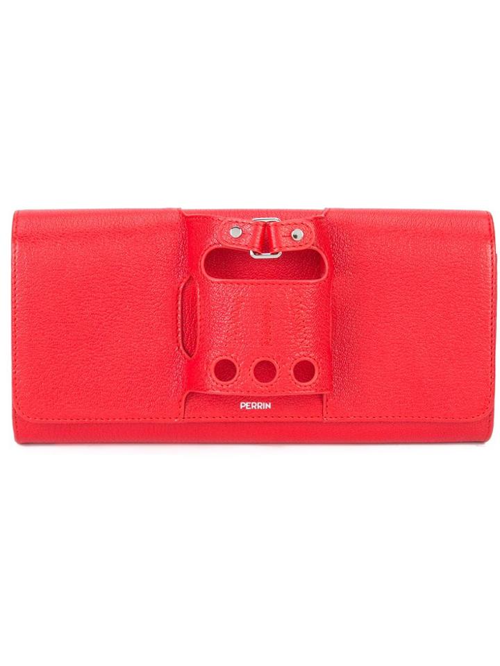 Perrin Paris Glove Clutch - Red