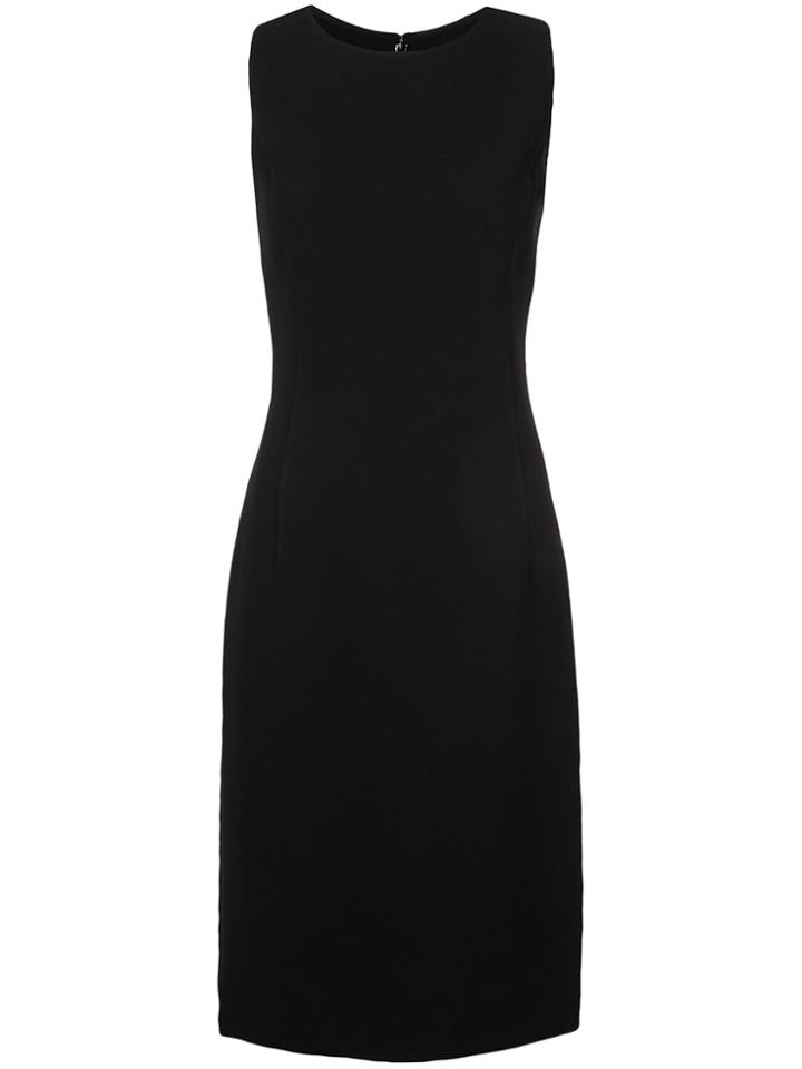 Oscar De La Renta Sleeveless Pencil Dress - Black