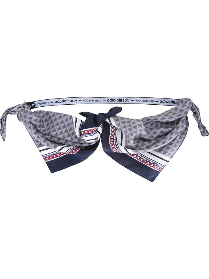 Yoshio Kubo - Geometric Print Handkerchief Belt - Unisex - Silk - One Size, Silk