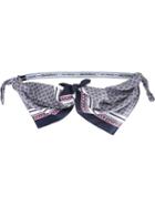 Yoshio Kubo - Geometric Print Handkerchief Belt - Unisex - Silk - One Size, Silk