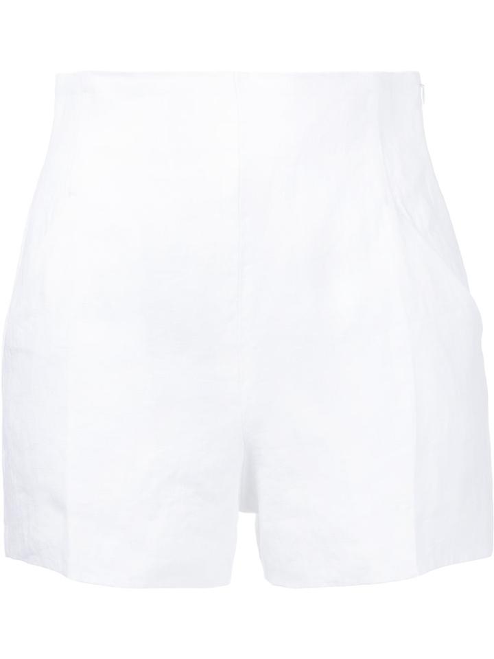 Haider Ackermann - Classic Shorts - Women - Linen/flax - 36, White, Linen/flax