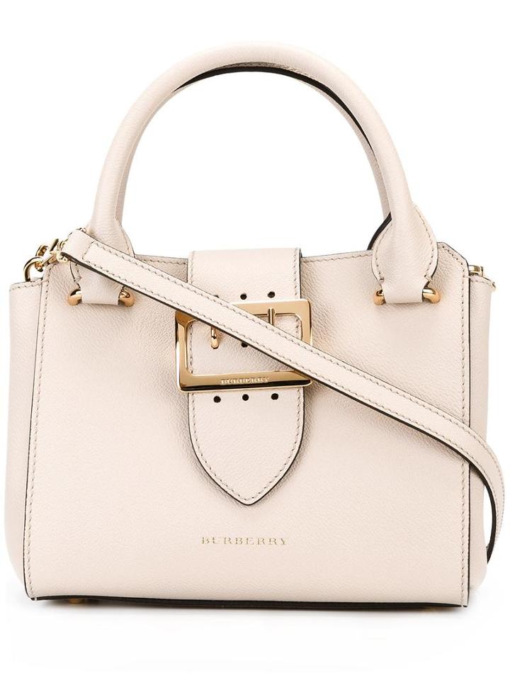 Burberry Multiple Straps Tote, Women's, Nude/neutrals, Leather/polyamide