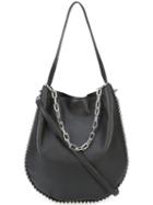Alexander Wang - Roxy Hobo Shoulder Bag - Women - Cotton/calf Leather - One Size, Black, Cotton/calf Leather
