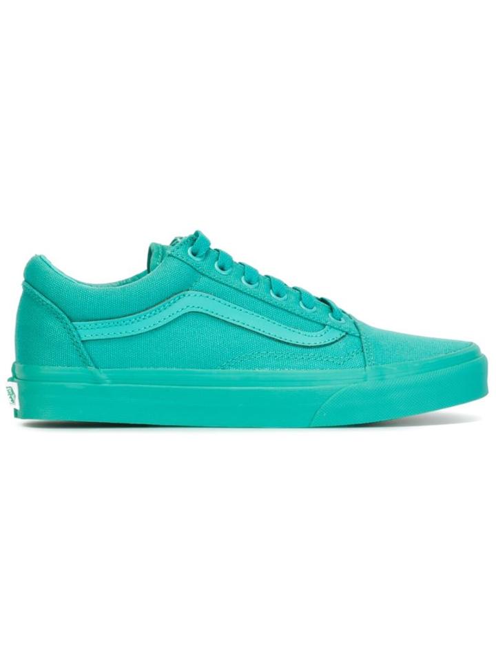 Vans Canvas Sneakers, Women's, Size: 6, Green, Rubber/cotton