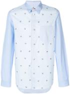 Ps By Paul Smith - Striped Astronaut Shirt - Men - Cotton - M, Blue, Cotton