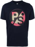 Ps By Paul Smith Logo Print T-shirt, Men's, Size: Xxl, Blue, Cotton