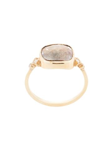 Jennie Kwon Stone Embellished Ring - Brown