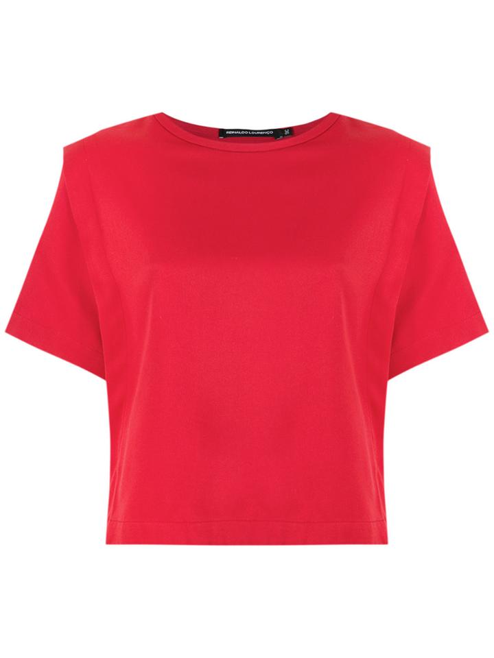 Reinaldo Lourenço Panelled Blouse - Red