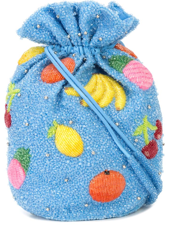 Ganni Edison Mini Handbag - Blue