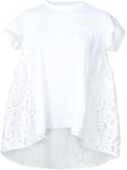 Sacai Flared Lace Insert T-shirt