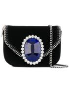 Stella Mccartney Embellished Medallion Falabella Bag - Black