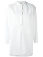 3.1 Phillip Lim Classic Poplin Tunic Shirt - White