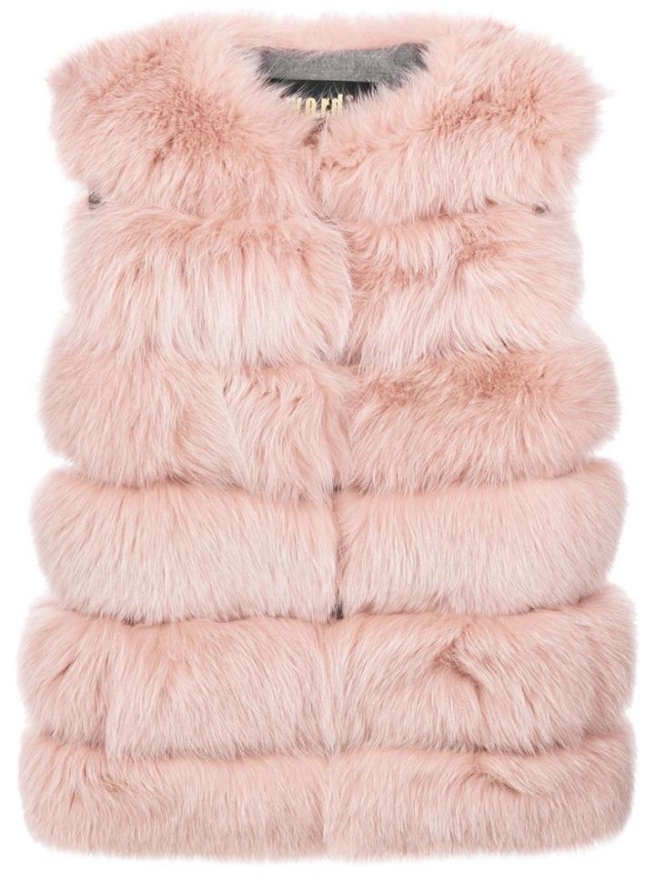 S.w.o.r.d 6.6.44 Oversized Gilet - Pink & Purple