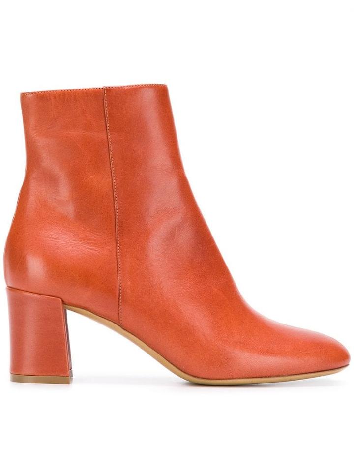 Mansur Gavriel 65mm Ankle Boot - Orange