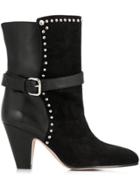 Red Valentino Red(v) Ankle Boots - Black