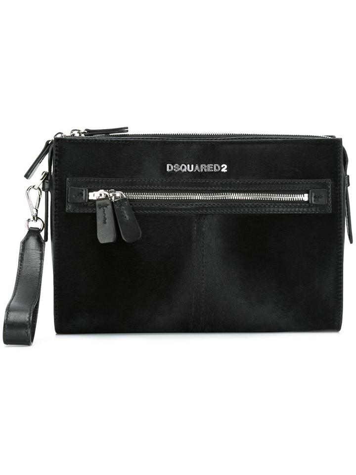 Dsquared2 'twin Zip' Clutch Bag