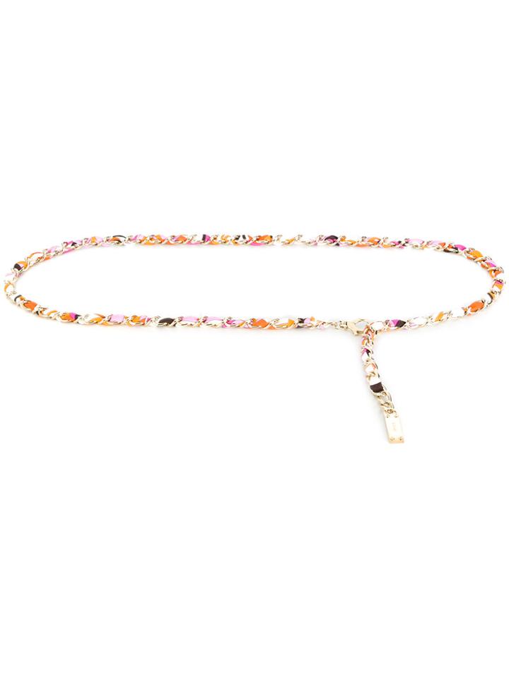 Emilio Pucci Chain Belt - Multicolour