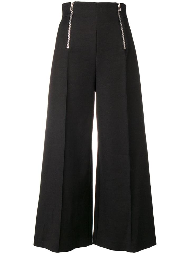 Alexander Wang Wide Leg High-waisted Trousers - Black