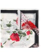 Alexander Mcqueen Floral Print Scarf, Women's, Silk/modal