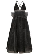 Rosie Assoulin Silk Tulle Dress - Black