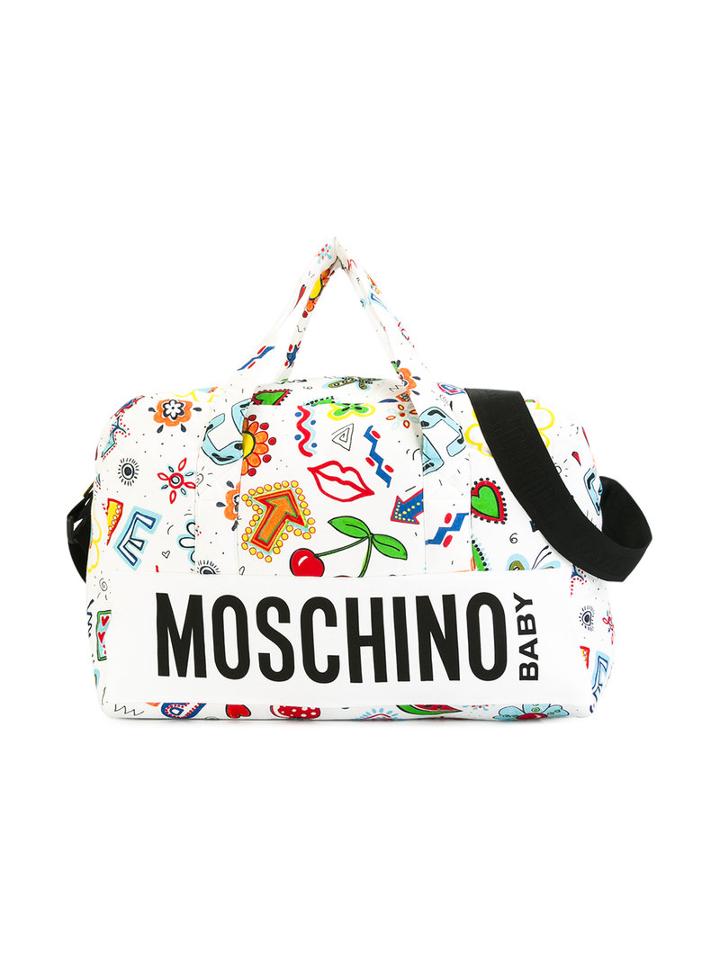 Moschino Kids Hippy Mom Tote, Girl's, White