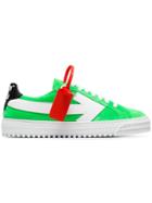 Off-white Green C/o Virgil Abloh Arrow Suede Leather Sneakers